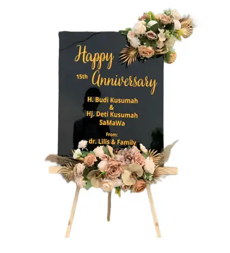 Papan Bunga Akrilik Waruk