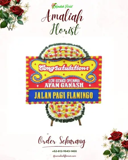 Sewa Papan Bunga Waruk